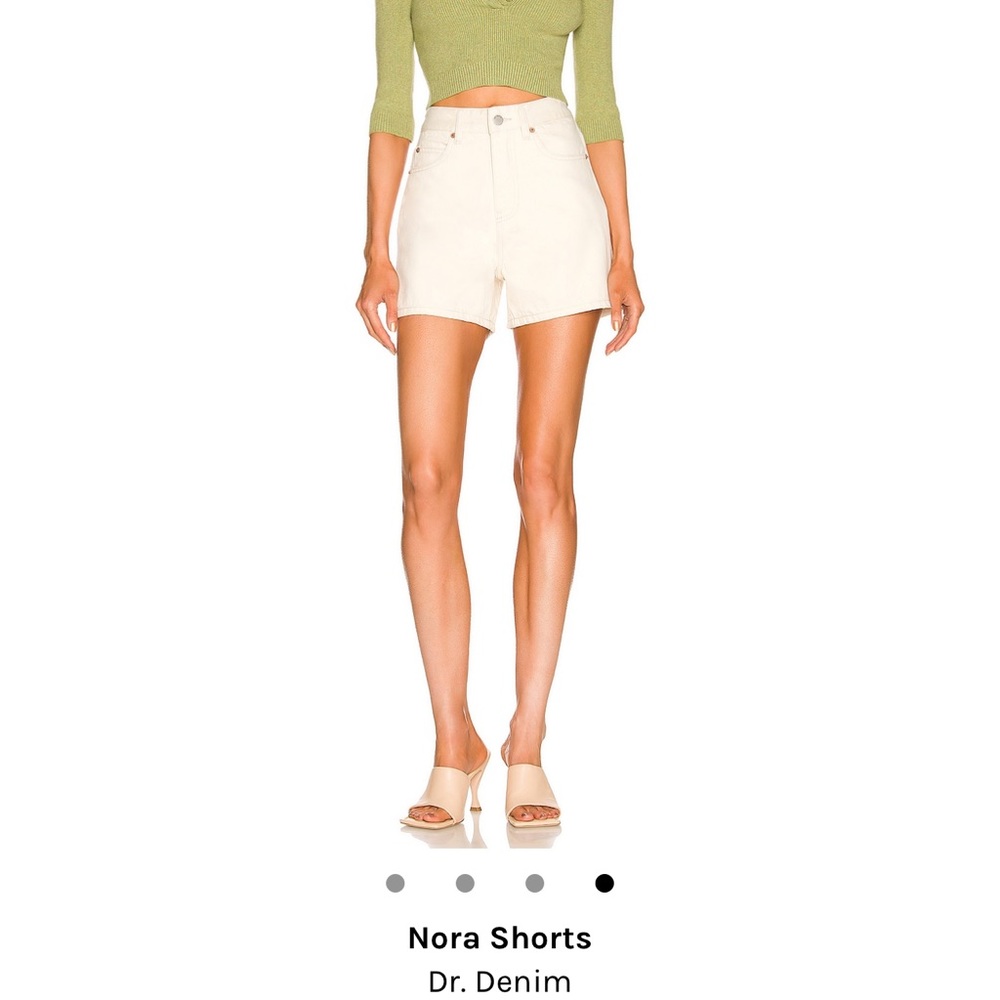 Dr. Denim Nora Jean Shorts Off White